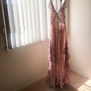 Max Studio pink maxi dress 💖 great condition